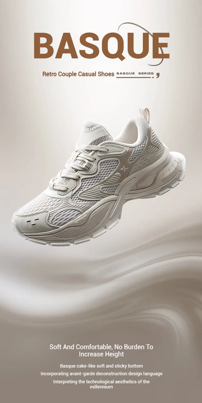 Xtep Basque Women's Casual Shoes Winter Comfortable Breathable Sneakers 876418320001
