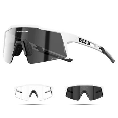 KAPVOE Photochromic Cycling Sunglasses for Men Glasses Fashion Mountain Bicycle Road Speed Cool Goggles Sports MTB Bike Eyewear