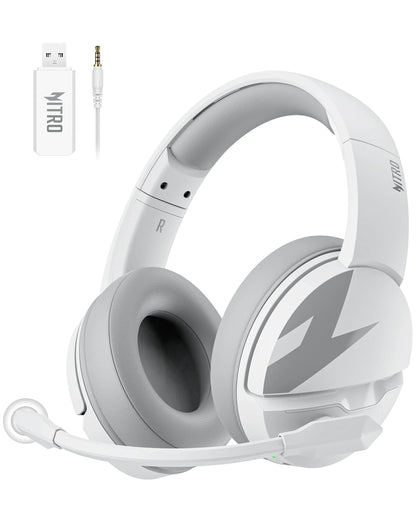 Casque de jeu sans fil Acer PS5 2,4 GHz pour PS5, PS4, PC, Switch, casque de jeu Bluetooth 5.3 avec micro à suppression du bruit