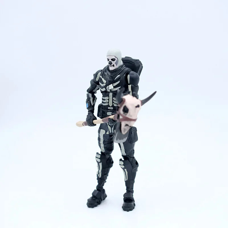 Game Fortnite Raptor Black Knight Skull Trooper Premium Cuddle Team Leader MogulMaster Action Figure Room Decoration Toys Gift