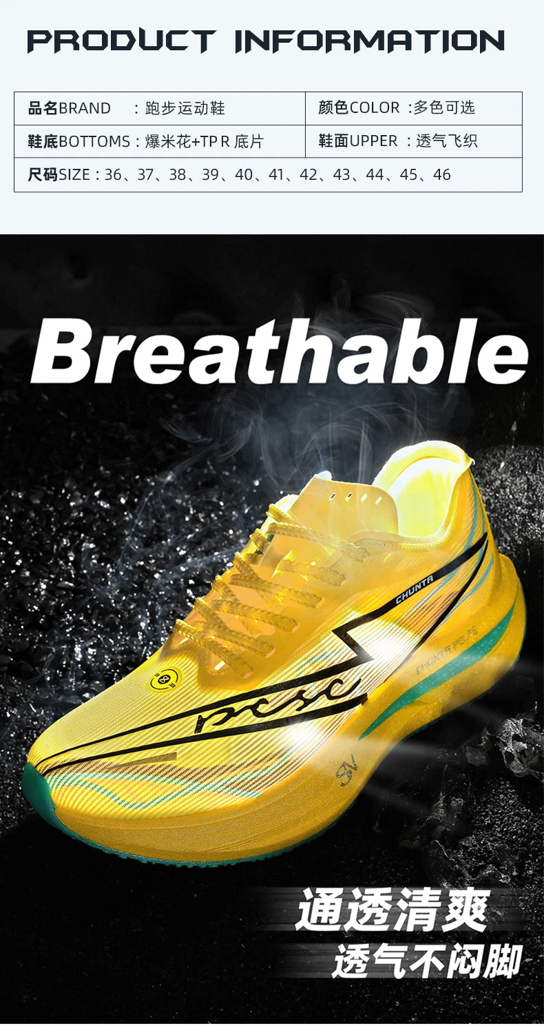 Running Shoes Carbon Plate Marathon Specialty Men Sports Breathable Lightweight Women's Comfortable Leisure Sneakers