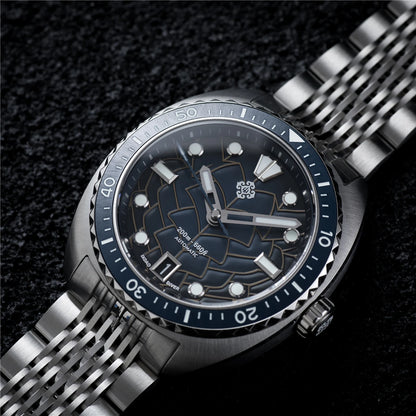 IXDAO IPOSE 2026 New Men's Automatic Mechanical Watch Poseidon Pattern Diving Watch 20Bar Stainless Steel BWG-9 Reloj Hombre