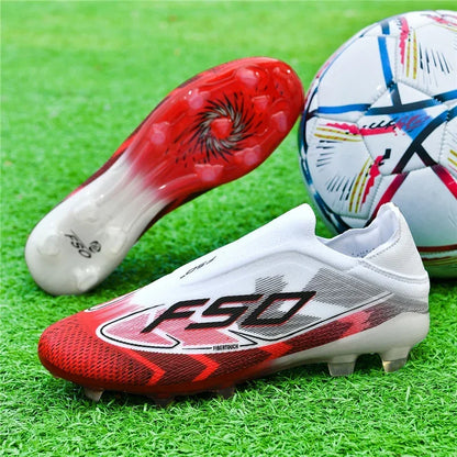 Nouvelles chaussures de football pour hommes, chaussures de sport, chaussures de football de haute qualité, ultralégères, chaussures de futsal, haute tige, respirantes, antidérapantes, pour match en extérieur