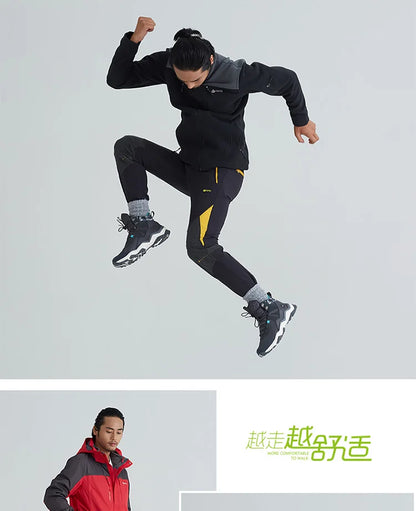 RAX Winter Hiking Boots Men Waterproof Breathable Outdoor Sports Sneakers Trekking Boots Mountain Trekking Shoes Big Size