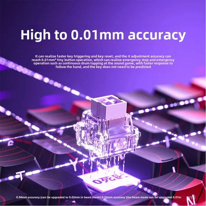 AULA WIN60HE Magnetic Switch Mechanical Keyboard, 60% Wired Gaming Keyboard with Hall Effect Magnetic Switches, Rapid Trigger Esports Keyboard