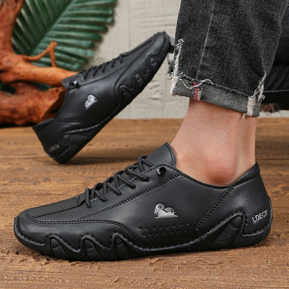 Men's Fashion Brand Loafers Soft-Soled Comfortable Casual Walking Shoes Breathable Sports Tennis Outdoor Driving Shoes