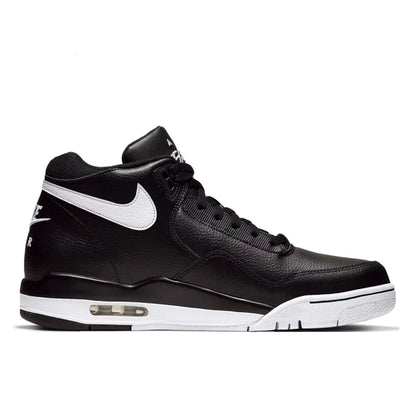 Nike Flight Legacy Mid-Top Retro basketbalschoenen voor heren, zwart/wit, BQ4212-002