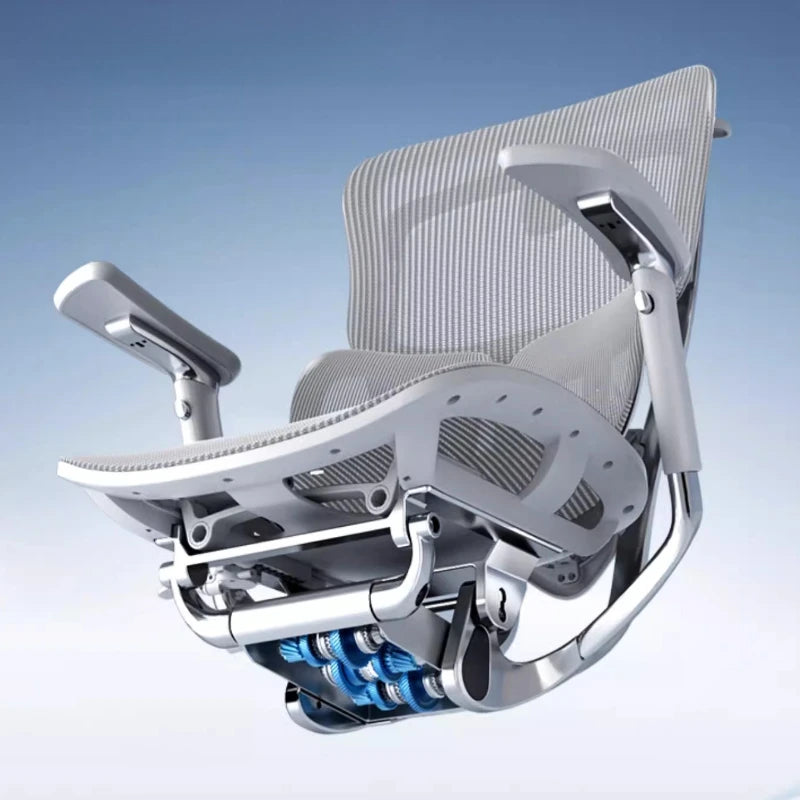 Ergonomic Computer Office Chair with Footrest, Comfortable Designer Executive Chair, Adjustable Luxury Swivel Gaming Chair for Home & Work