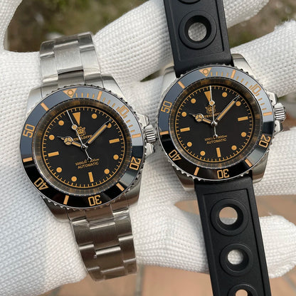 STEELDIVE SD1954V Ceramic Bezel 41MM Stainless Steel Case 300M Waterproof Vintage Luminous NH35 Automatic Men's Dive Watch