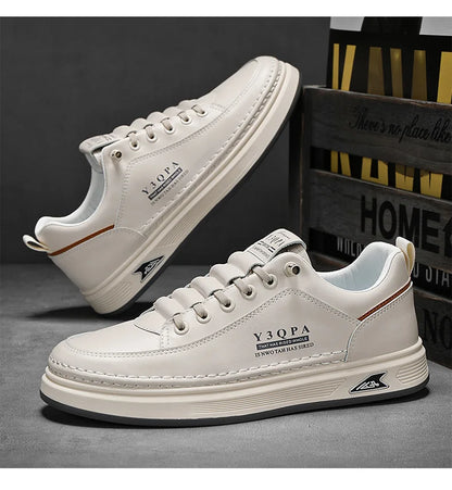 Men's summer fashionable casual driving shoes, sporty slip-on loafers, versatile comfortable breathable wear-resistant leather
