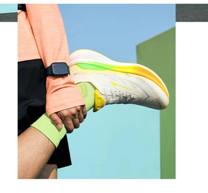 Xtep 2000KM 2.0 Running Shoes for Men, Summer Professional TPU Shock Absorption Sneakers (Suggest Half Size Down) 876219110043