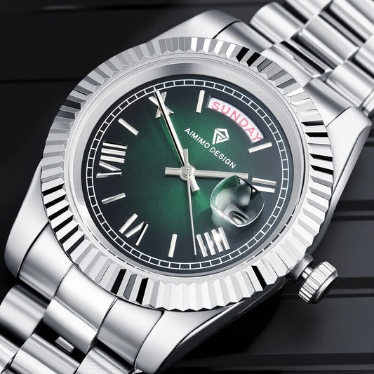 Sapphire Crystal Men's Watch Beat Quartz Movement Waterproof Swimming Vintage Luxury Business Sport 2025 Watch Relogio Masculino