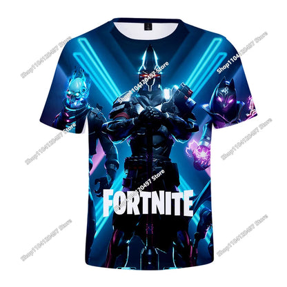 Fortnite Boys Clothes T Shirt Victory Hero Child Kids T-shirt Battle Royale 3d Girls Short Sleeve Tees Tshirt