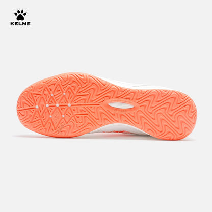 Kelme Indoor Football Shoes Adult Flat Sole Youth Match Five-a-side Training Soccer Cleats Men's Futsal Sneakers