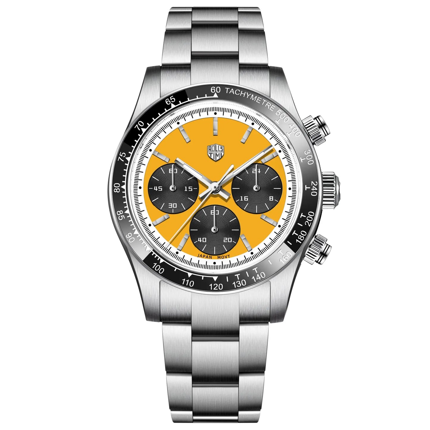 RollsTimi 2025 New Men's Watches Top Luxury Man Quartz Wristwatches Chronograph AR Sapphire Mirror Waterproof Sports Clock Gift