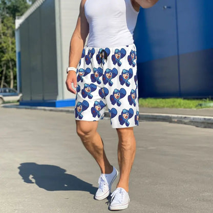 Pantalones cortos de pijama personalizados de Mega Man, para hombre, ropa de dormir, pantalones cortos de estar por casa, pantalones para dormir