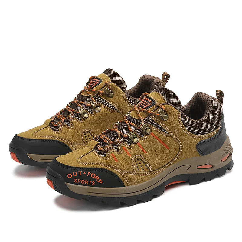 Retro Style Men Sports Shoes Autumn and Winter Short Boots Anti Slip Hiking Shoes Suitable for Ankle Boots Urban Commuting 2025