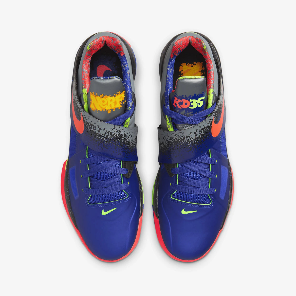 Nike aidot KD 4 NERF miesten matalat, iskunvaimentavat ja käytännölliset koripallokengät FQ8180-400