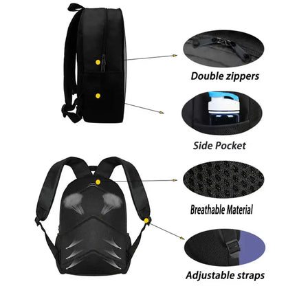 Kids School Backpack Cartoon Fort-nite Bags for Girls Boys Durable Lightweight Large Capacity Breathable