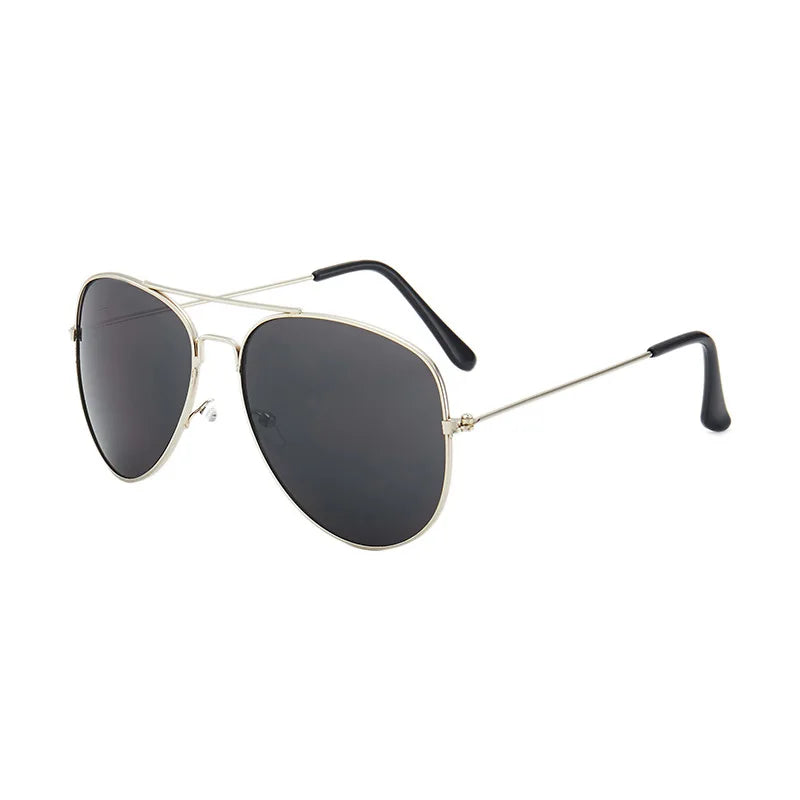 Ochelari de soare pentru copii de la mărci de modă, ochelari cu lentile oglindă, ochelari de soare metalici în stil pilot pentru fete și băieți, ochelari de soare pentru copii, ochelari pentru copii, ochelari de protecție