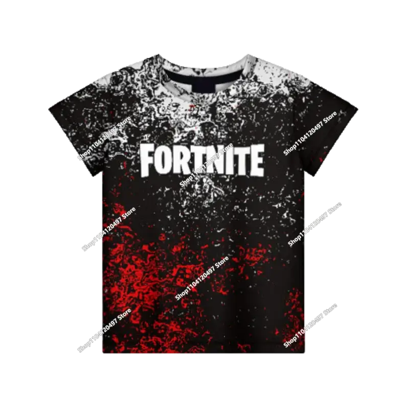 Children's Fortnite Anime Hoodie Men's Streetwear Hip-Hop Sportswear Casual Loose Fit Sweatshirt Outdoor Fashion