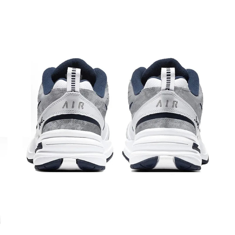 Sneakers personalizzate Nike Air Monarch 4 "Misty Night Blue Star" - Scarpe da corsa classiche retrò da uomo