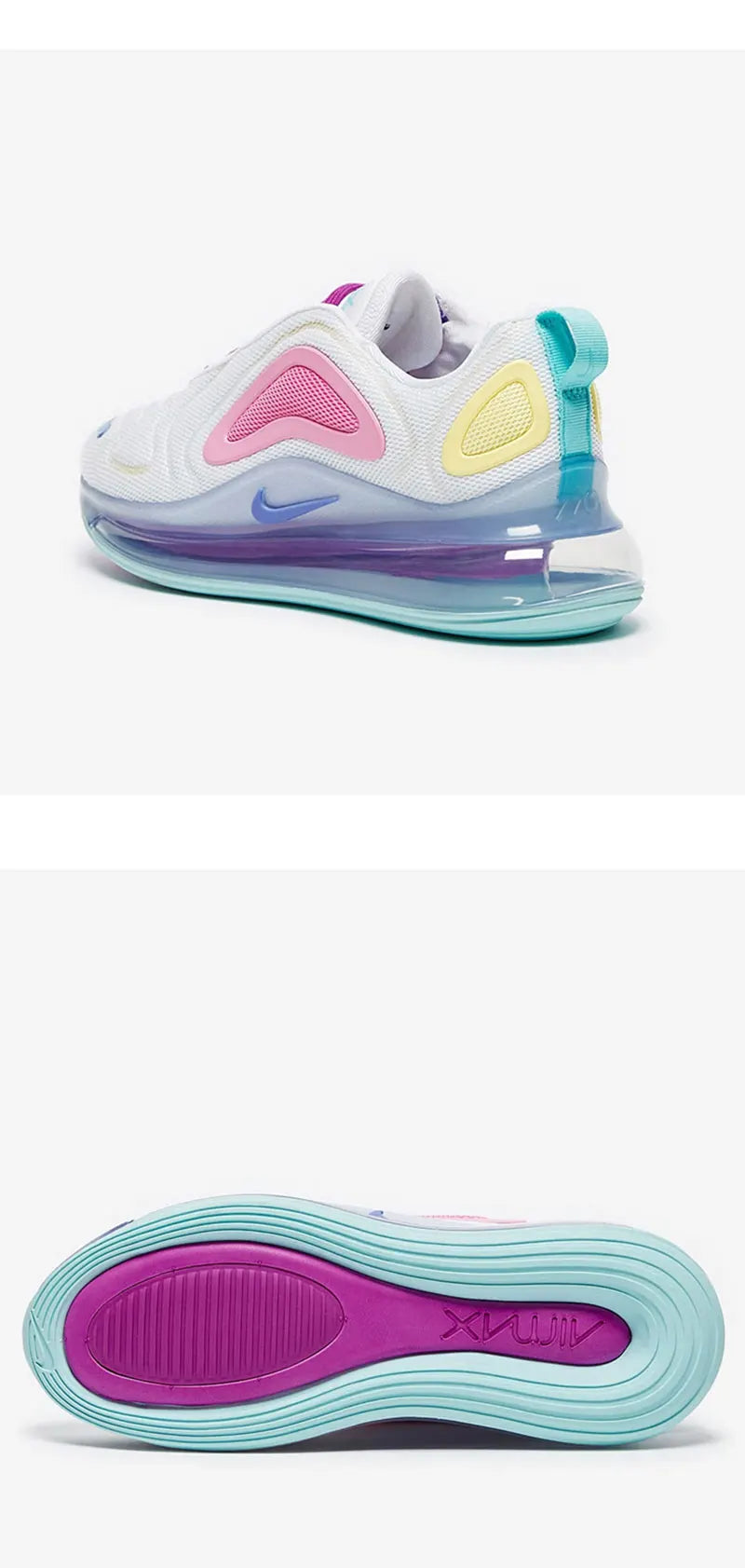 Nike Genuine Air Max 720 naisten ilmatyynyiset juoksukengät AR9293-102