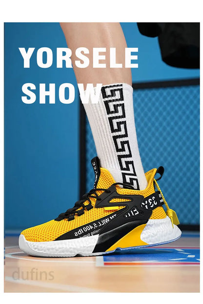 Men's New Sneakers Light Casual Fashion Running Elastic Leisure Outdoor Mesh Summer Sports Tennis Walking Shoes 2025 Size