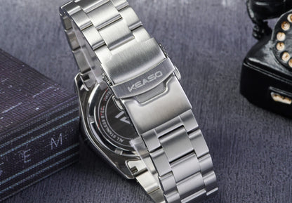 KEASO Top Men's Dive Watch C3 Super Luminous 316L Solid Steel 20Bar Waterproof Sapphire Mirror MIYOTA 2035 Quartz Movement Watch