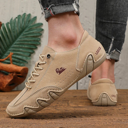Men's Fashion Brand Loafers Soft-Soled Comfortable Casual Walking Shoes Breathable Sports Tennis Outdoor Driving Shoes