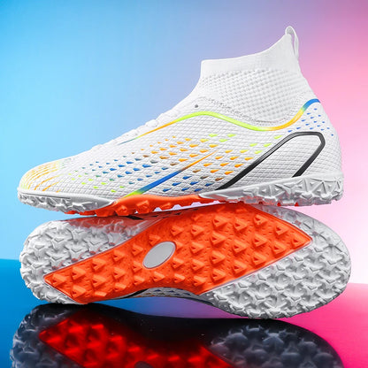 Men Football Boots Professional Turf Futsal Match Grass Unisex Outdoor Training Soccer Shoes Soccer Cleats Non-slip Breathable