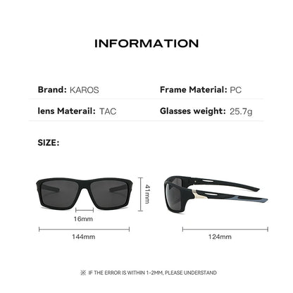 Ochelari polarizați Karos UV400 pentru bărbați și femei – ciclism, pescuit, alergare, sporturi în aer liber, ochelari de soare pentru bicicletă, ochelari pentru condus și călărie YZ2012