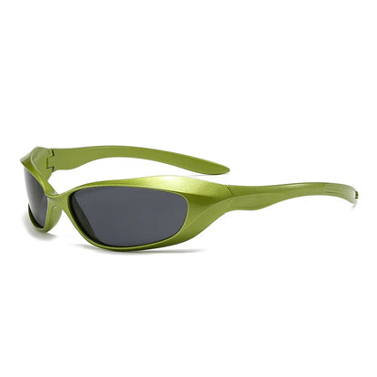 KLASSNUM Y2K Punkowe okulary sportowe dla mężczyzn i kobiet Future Sense Okulary przeciwsłoneczne Markowe designerskie imprezowe z ochroną UV400 Modne okulary ochronne Nowość