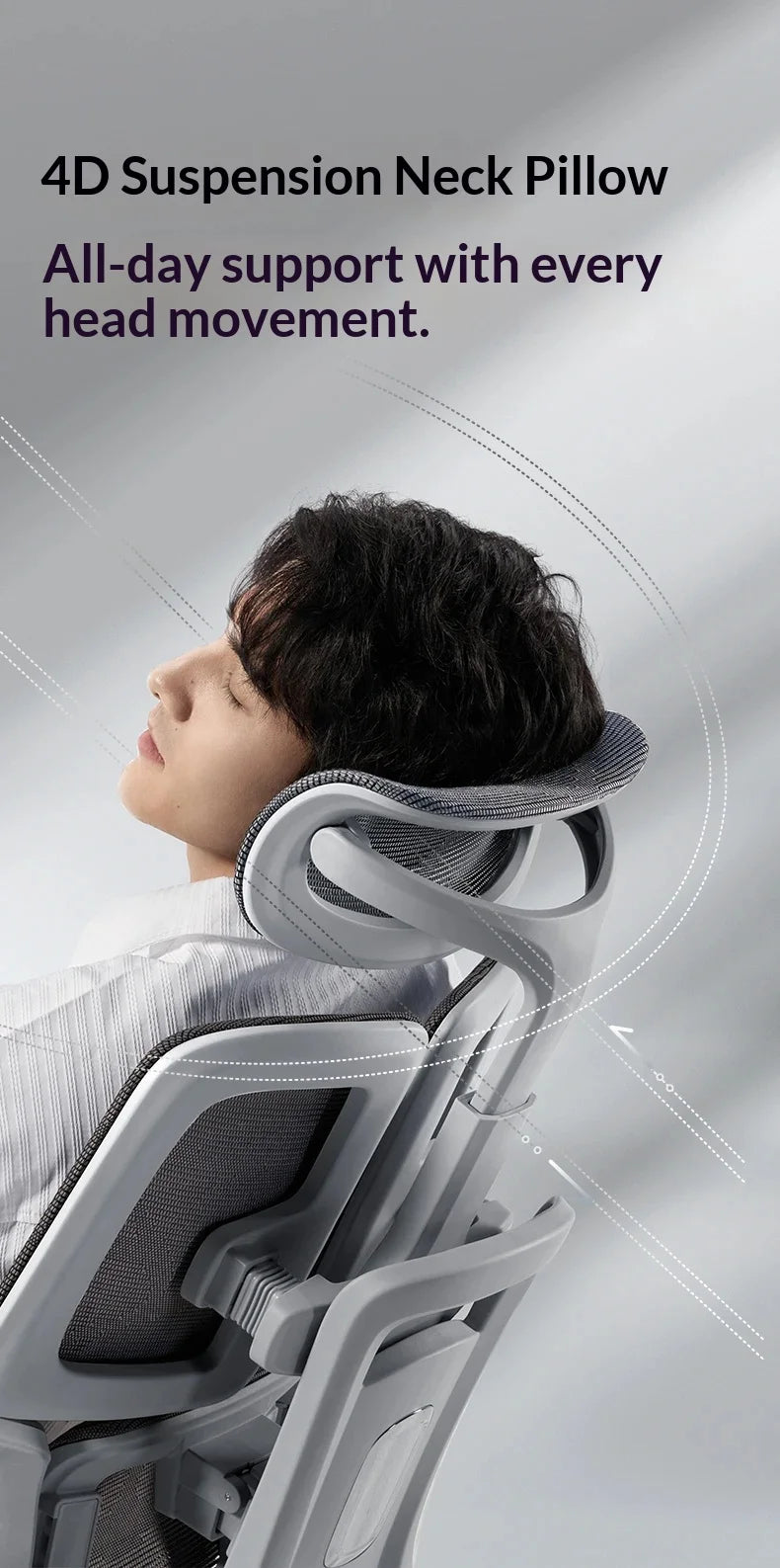 Ergonomic Office Mesh Chair Adjustable Executive Computer Chair with Rolling Swivel Base, Modern Gaming Chair for Home Office Desk Setup