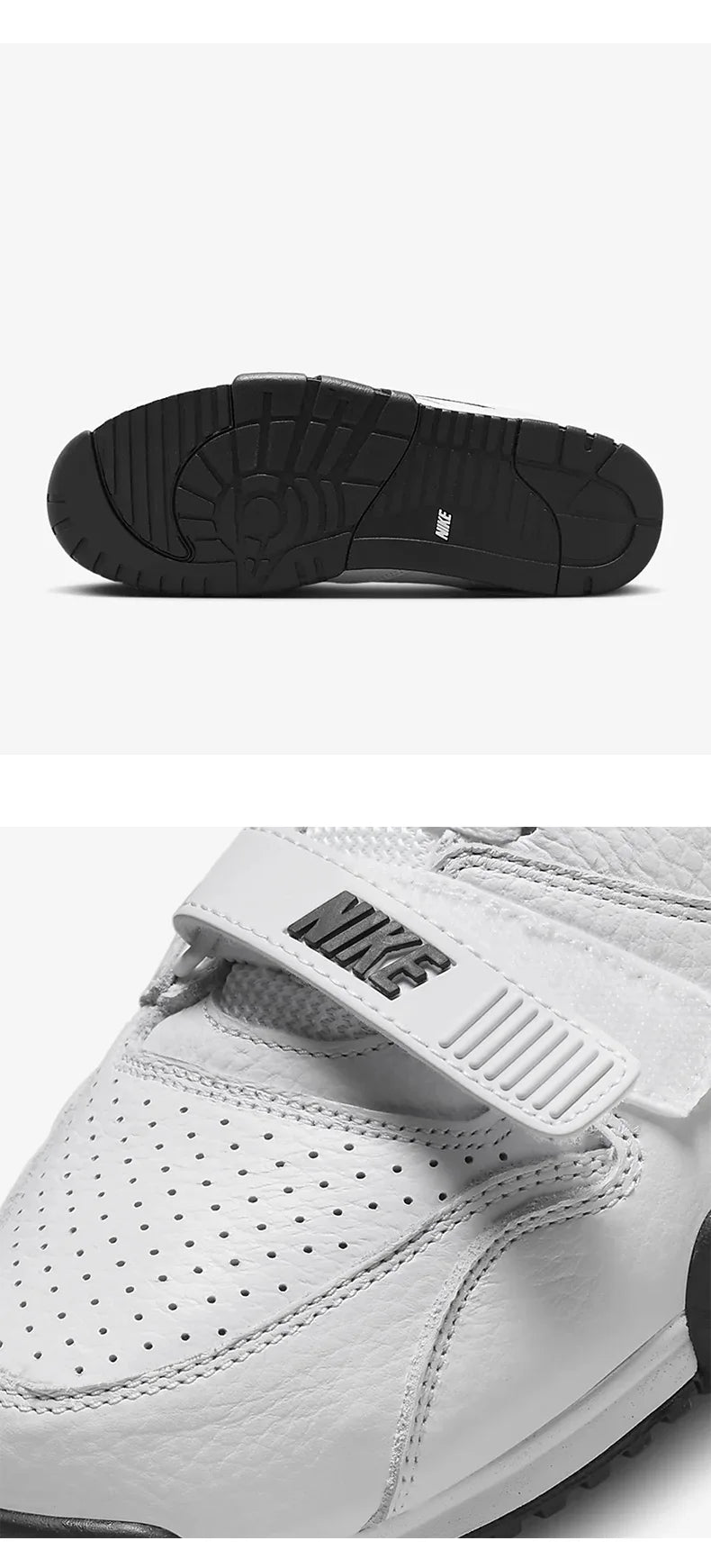 Nike Authentic Air Trainer 1 Velcro Casual Sneakers för herr FB8066-100