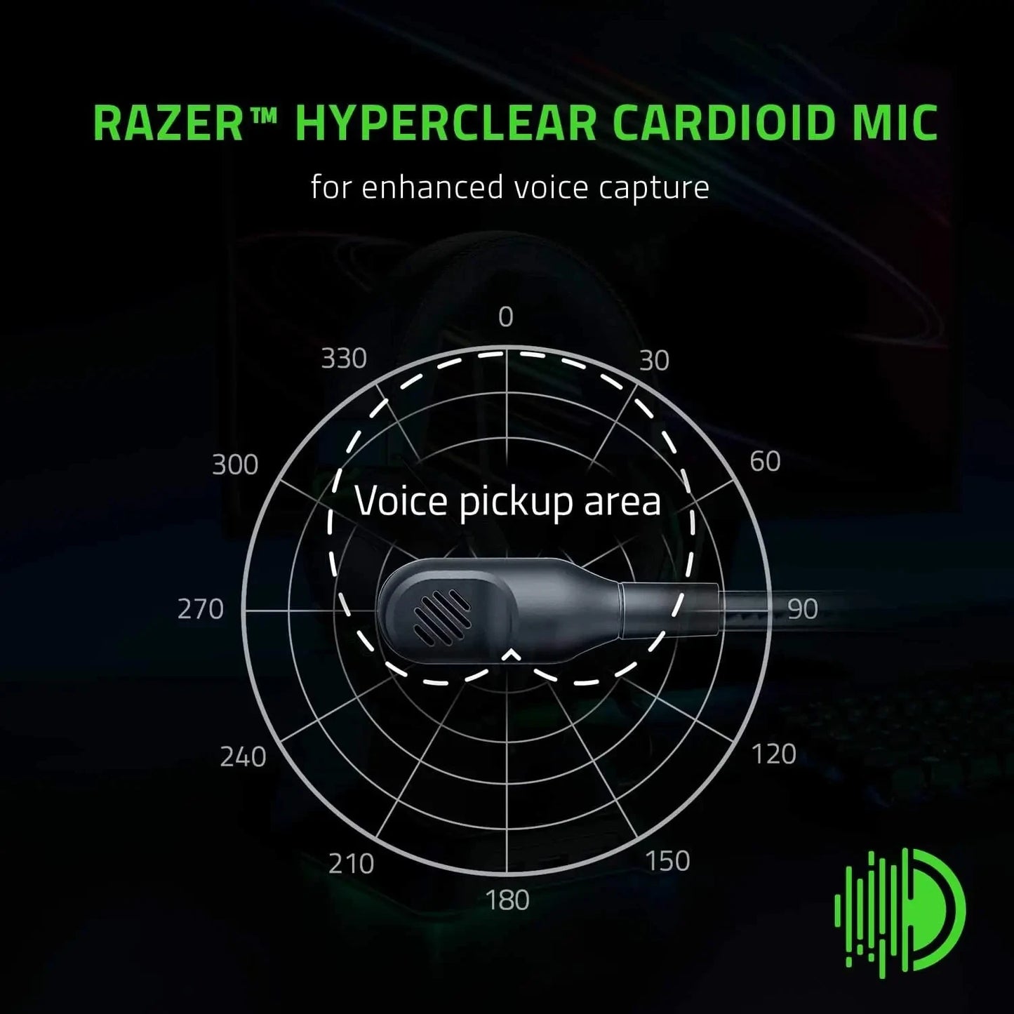 Razer BlackShark V2 X Wired Esports Headset with 7.1 Surround Sound, HyperClear Cardioid Mic & Advanced Passive Noise Cancellation Gaming Headset