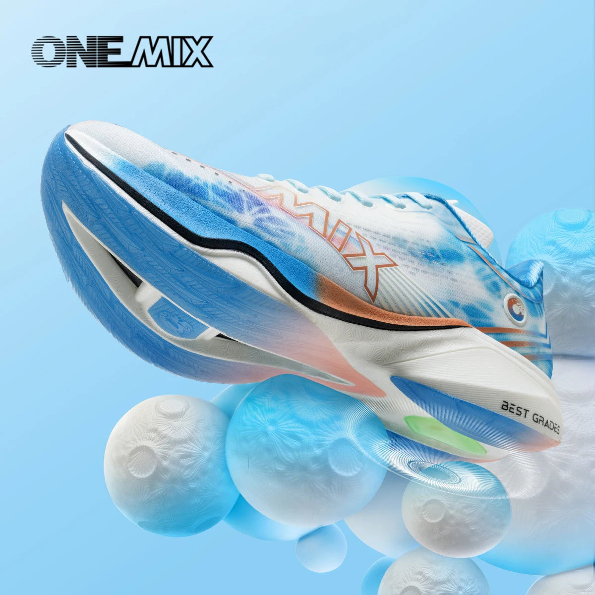ONEMIX Nové nylonové běžecké boty s karbonovou deskou pro maraton a závody – tlumící nárazy, profesionální stabilní opora, ultralehké tenisky s odrazem