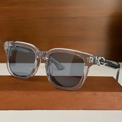 Męskie modne, spersonalizowane okulary przeciwsłoneczne z acetatu – markowy projekt w stylu retro, luksusowe, z filtrem UV400 – damskie okulary przeciwsłoneczne do aktywności na świeżym powietrzu