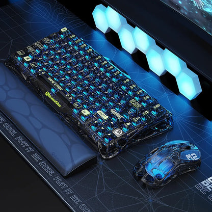 GravaStar Mercury M2 Wireless Gaming Mouse with 26,000 DPI, PAW3395DM Sensor -79g Lightweight Hollowed-Out Design -5 Programmabl