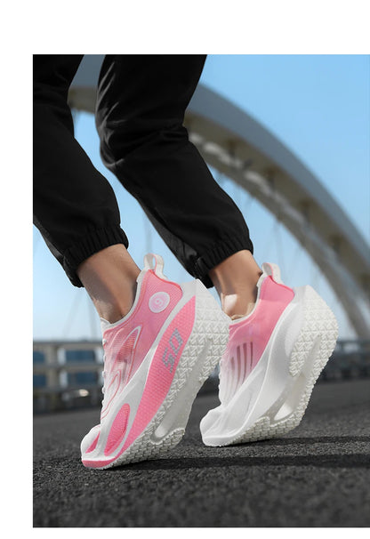 Unisex 2025 Full Carbon Plate Running Shoes, Professional Marathon Racing Lightweight Bounce Cushion Breathable Sports Sneakers