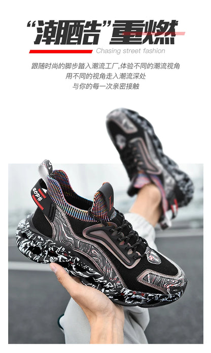 Shoes Men Sneakers Male Casual Men's Shoes Tennis Luxury Shoes Trainer Race Breathable Shoes Fashion Loafers Running Shoes for Men