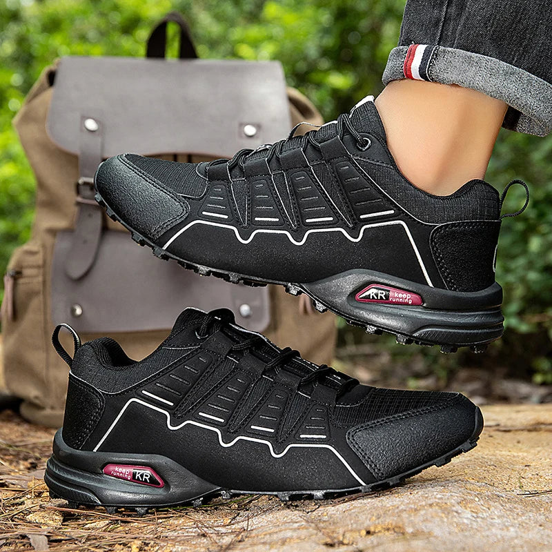 Sapatos de Ciclismo Sem Fecho para Homem, Sapatos de Caminhada Antiderrapantes para Montanha e Todo-o-Terreno, Sapatos Desportivos Respiráveis, Sapatos de Ciclismo de Estrada
