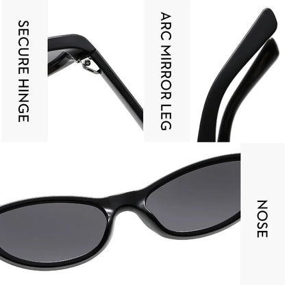BOYSEEN Men's Hip Hop Style Sunglasses Narrow Frame Orange Eyewear UV400 Travel Beach Sunglasses U400