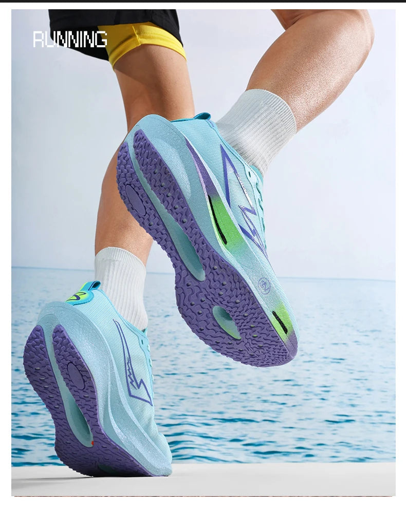 Running Shoes Carbon Plate Specialty Marathon Men's Sports Breathable Lightweight Women's Comfortable Athletic Non-slip Sneakers