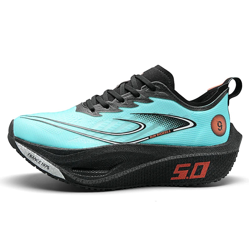 Unisex 2025 Full Carbon Plate Running Shoes, Professional Marathon Racing Lightweight Bounce Cushion Breathable Sports Sneakers