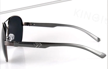 Classic Polarized Pilot Sunglasses For Male Driving Black Sun Glasses Men's Vintage Eyewear Gafas De Sol 8955