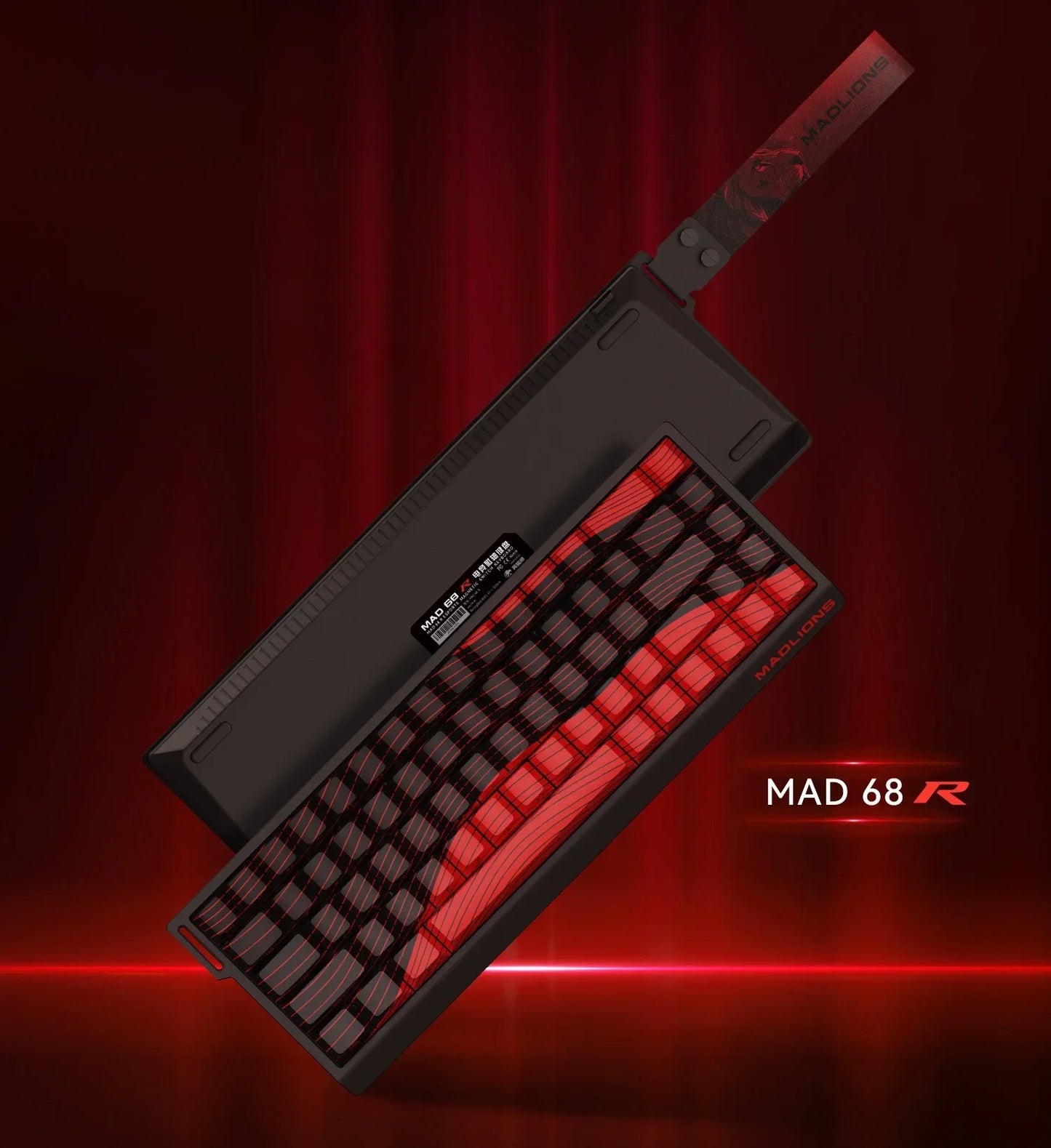 FGG Madlions Mad60 Mad68 He Mechanical Keyboard Magnetic Switch 8k Wired Rgb Hot Swap Custom Keyboard Esport Game Gift Accessory