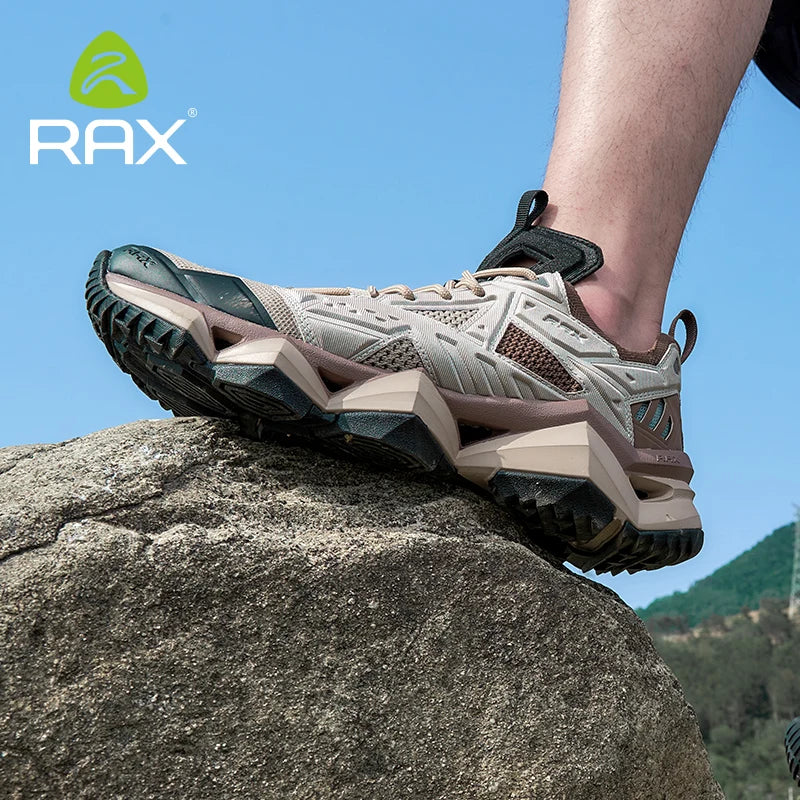 Rax Men's Hiking Shoes Breathable Hunting Boots Outdoor Sports Mesh Sneakers Lightweight Mountain Casual Trekking Shoes for Men