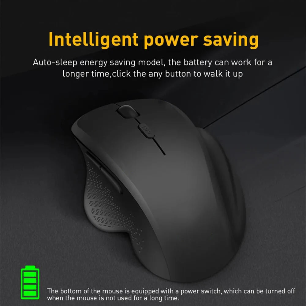 Wireless Mouse Rechargeable Bluetooth Mouse 4000DPI Silent Mice 2.4G USB Gaming Receiver for MacBook PC Laptop Accessories