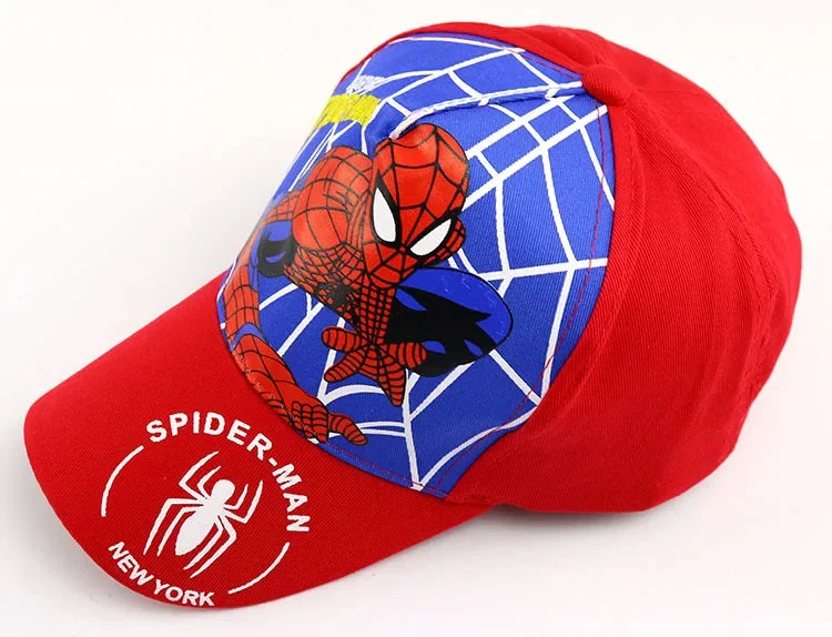 Spiderman Baseball Cap Boys Girls Hats Superhero Peripheral Sunhat Childrens Birthday Gift Cosplay Props Fashion Caps